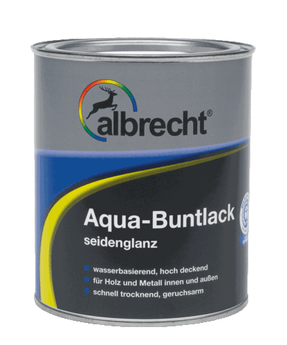 Albrecht Aqua-Buntlack Seidenglanz 750ml