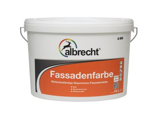 Albrecht Fassadenfarbe A600 10l